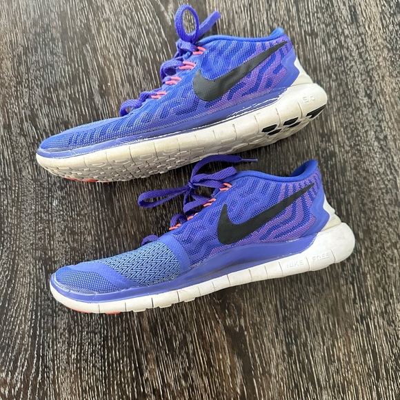 Nike Free 5.0 Cloth Mesh Running Athletic Shoe Size 6.5 - Picture 3 of 5